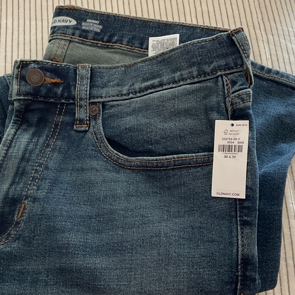 Old Navy Men's Dark Blue Skinny Jeans